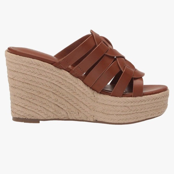 NWT! MARC FISHER Cazzie wedge women’s espadrille sandal. Size 8. - Picture 3 of 7